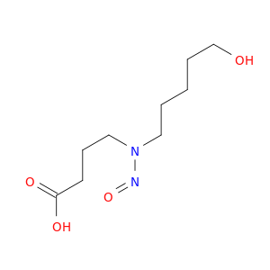 4-[(5-hydroxypentyl)(nitroso)amino]butanoic acid