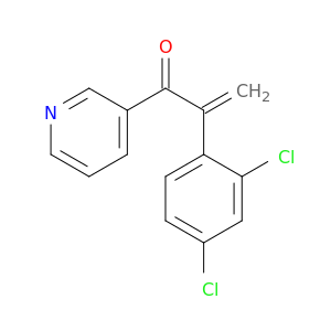 2-Propen-1-one, 2-(2,4-dichlorophenyl)-1-(3-pyridinyl)-