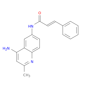 2-Propenamide, N-(4-amino-2-methyl-6-quinolinyl)-3-phenyl-, (E)-
