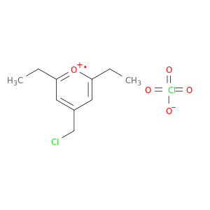 Pyrylium, 4-(chloromethyl)-2,6-diethyl-, perchlorate