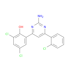 Phenol, 2-[2-amino-6-(2-chlorophenyl)-4-pyrimidinyl]-4,6-dichloro-