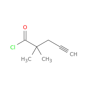 2,2-Dimethylpent-4-ynoyl chloride