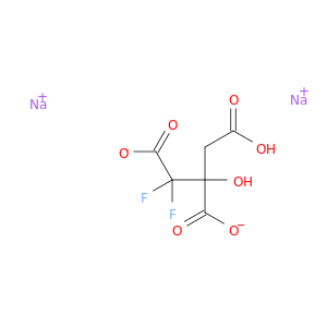 1,2,3-Propanetricarboxylicacid, 1,1-difluoro-2-hydroxy-, disodium salt, (+)- (9CI)