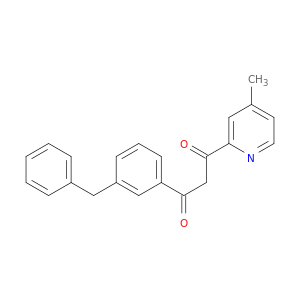 1,3-Propanedione,1-(4-methyl-2-pyridinyl)-3-[3-(phenylmethyl)phenyl]-