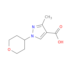 3-Methyl-1-(oxan-4-yl)-1H-pyrazole-4-carboxylic acid