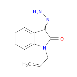 1H-Indole-2,3-dione,1-(2-propen-1-yl)-, 3-hydrazone