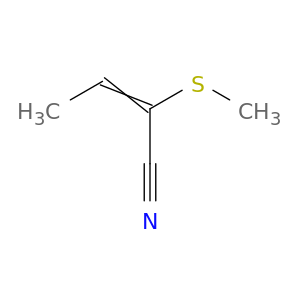 2-Butenenitrile, 2-(methylthio)-