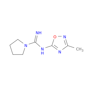 1-Pyrrolidinecarboximidamide,N-(3-methyl-1,2,4-oxadiazol-5-yl)-