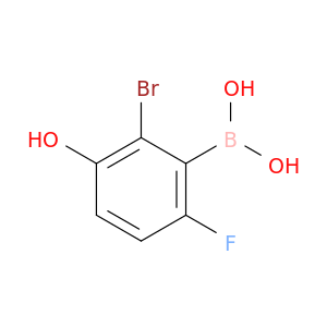 2-Bromo-6-fluoro-3-hydroxyphenylboronic acid