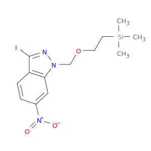 1H-Indazole, 3-iodo-6-nitro-1-[[2-(trimethylsilyl)ethoxy]methyl]-