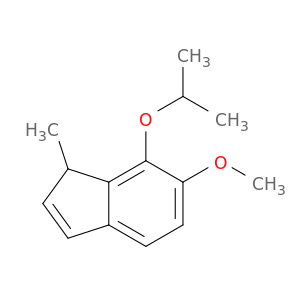 1H-Indene, 6-methoxy-1-methyl-7-(1-methylethoxy)-
