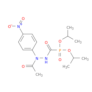 Acetic acid,2-[[bis(1-methylethoxy)phosphinyl]carbonyl]-1-(4-nitrophenyl)hydrazide