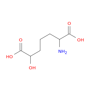 heptanedioic acid, 2-amino-6-hydroxy-
