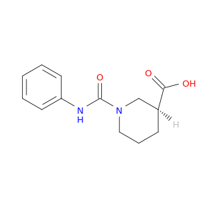 3-Piperidinecarboxylic acid, 1-[(phenylamino)carbonyl]-, (3S)-