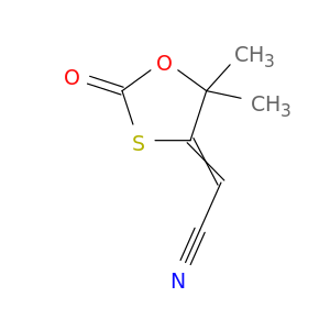 Acetonitrile, (5,5-dimethyl-2-oxo-1,3-oxathiolan-4-ylidene)-