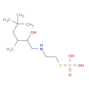 2-Hexanol, 3,5,5-trimethyl-1-[[2-(phosphonothio)ethyl]amino]-