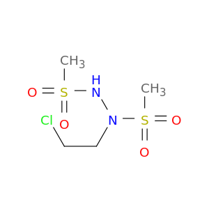 Methanesulfonic acid,2-(2-chloroethyl)-2-(methylsulfonyl)hydrazide
