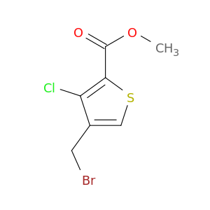 2-Thiophenecarboxylic acid, 4-(bromomethyl)-3-chloro-, methyl ester