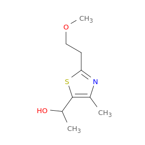 1-[2-(2-甲氧基乙基)-4-甲基-1,3-噻唑-5-基]乙-1-醇