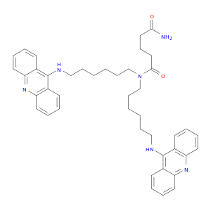N,N-BIS(6-(9-ACRIDINYLAMINO)HEXYL)PENTANEDIAMIDE
