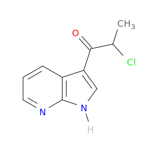 2-Chloro-1-{1H-pyrrolo[2,3-b]pyridin-3-yl}propan-1-one
