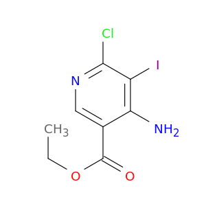 4-氨基-6-氯-5-碘烟酸乙酯