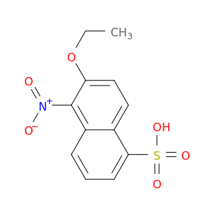 1-Naphthalenesulfonicacid, 6-ethoxy-5-nitro-
