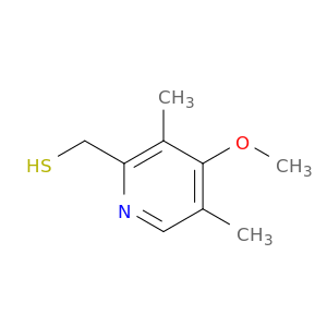 2-Pyridinemethanethiol, 4-methoxy-3,5-dimethyl-