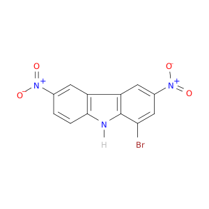 9H-Carbazole, 1-bromo-3,6-dinitro-