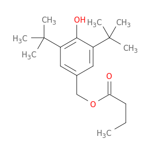 Butanoic acid, [3,5-bis(1,1-dimethylethyl)-4-hydroxyphenyl]methyl ester