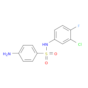 4-Amino-N-(3-chloro-4-fluorophenyl)benzene-1-sulfonamide