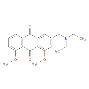 9,10-Anthracenedione, 3-[(diethylamino)methyl]-1,8-dimethoxy-