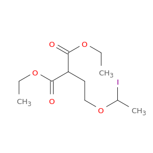 Propanedioic acid, [2-(1-iodoethoxy)ethyl]-, diethyl ester