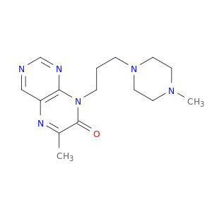 7(8H)-Pteridinone, 6-methyl-8-[3-(4-methyl-1-piperazinyl)propyl]-