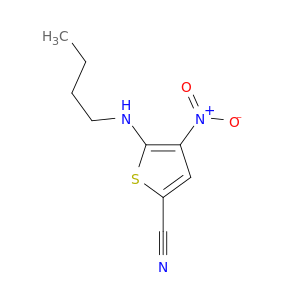 2-Thiophenecarbonitrile, 5-(butylamino)-4-nitro-