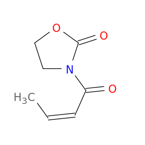 2-Oxazolidinone, 3-[(2Z)-1-oxo-2-butenyl]-