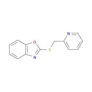 Benzoxazole, 2-[(2-pyridinylmethyl)thio]-