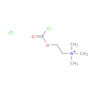 Ethanaminium, 2-[(chlorocarbonyl)oxy]-N,N,N-trimethyl-, chloride