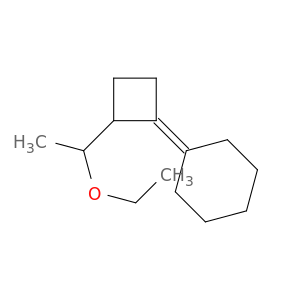 Cyclohexane, [2-(1-ethoxyethyl)cyclobutylidene]-