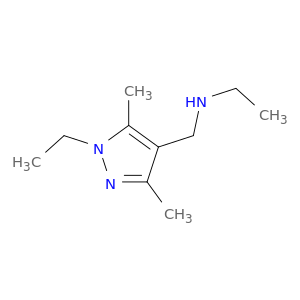 N-[(1-乙基-3,5-二甲基-1H-吡唑-4-基)甲基]乙胺