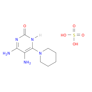 2(1H)-Pyrimidinone, 4,5-diamino-6-(1-piperidinyl)-, sulfate
