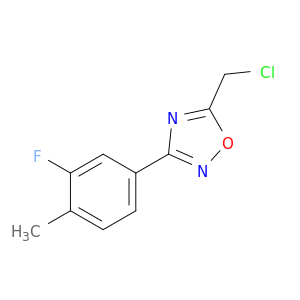 5-(Chloromethyl)-3-(3-fluoro-4-methylphenyl)-1,2,4-oxadiazole