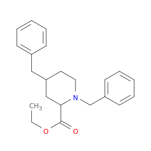 2-Piperidinecarboxylic acid, 1,4-bis(phenylmethyl)-, ethyl ester