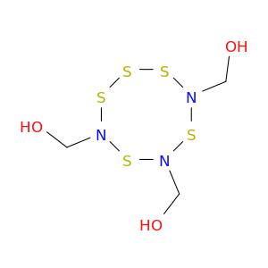 1,2,3,5,7,4,6,8-Pentathiatriazocine-4,6,8-trimethanol