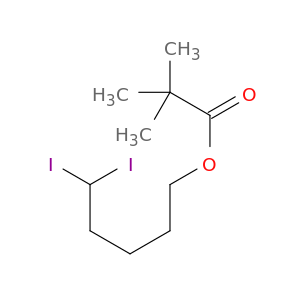 Propanoic acid, 2,2-dimethyl-, 5,5-diiodopentyl ester