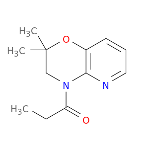 2H-Pyrido[3,2-b]-1,4-oxazine, 3,4-dihydro-2,2-dimethyl-4-(1-oxopropyl)-