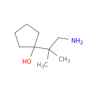 1-(1-Amino-2-methylpropan-2-yl)cyclopentan-1-ol