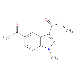 1H-Indole-3-carboxylic acid, 5-acetyl-1-methyl-, methyl ester