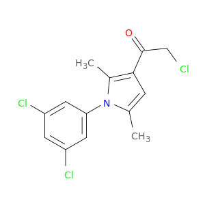 2-氯-1-[1-(3,5-二氯苯基)-2,5-二甲基-1H-吡咯-3-基-3-基。乙酮