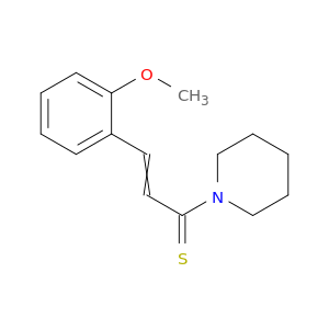 Piperidine, 1-[3-(2-methoxyphenyl)-1-thioxo-2-propenyl]-